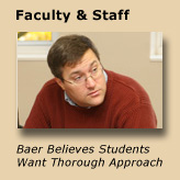 Father Helped Shape Jon Baer's Classroom Focus