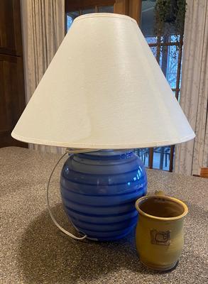 Blue Lamp $8