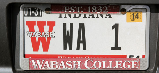 Wabash License Plate