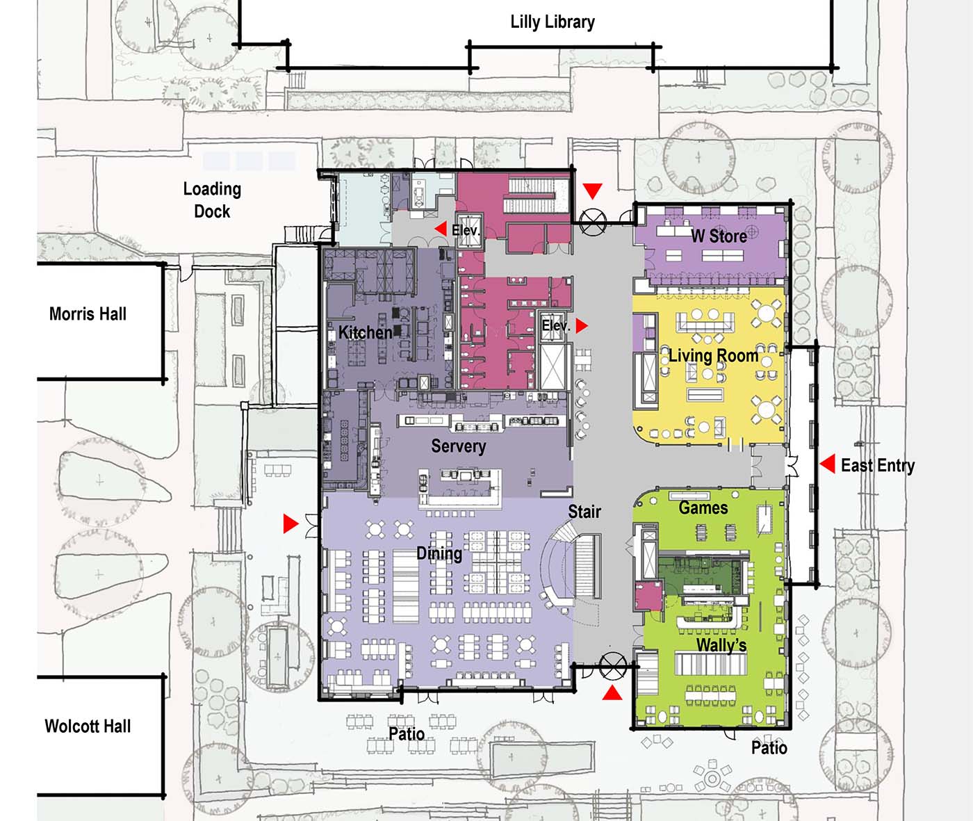 Community Center Level 1 Floor Plan