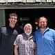 (L to R) Matthew Lepper, Dennis Whigham, and Elijah Greene pose for a photo