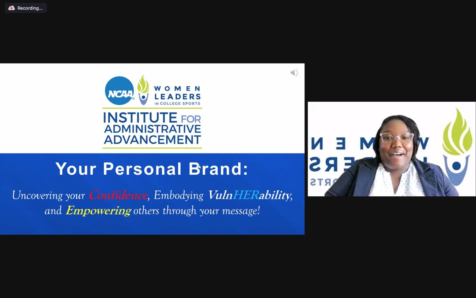Tweedy served as an IAA event speaker and gave a presentation focused on personal branding.    