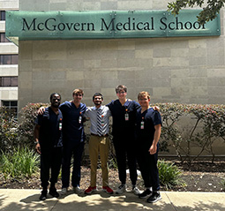 The quintet at the McGovern Medical School.