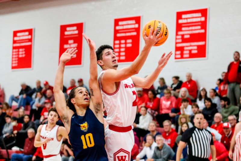 a basketball player in a game