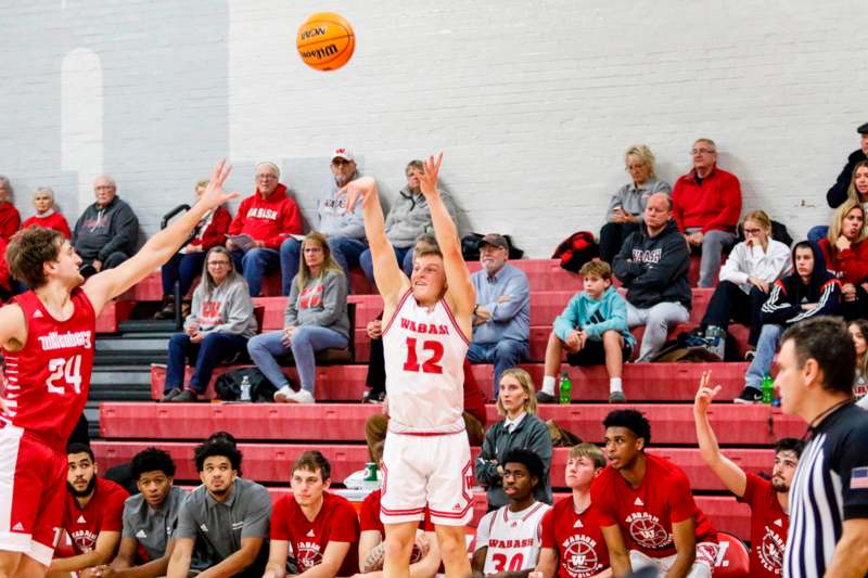 a group of people in a basketball game