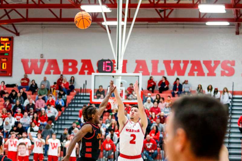 a basketball player in a gym