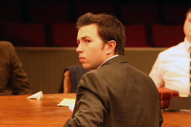 a man sitting at a table